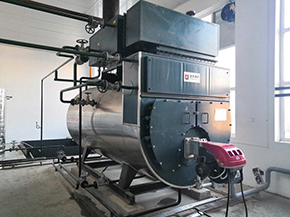 燃油燃?xì)忮仩t運行案例現(xiàn)場圖