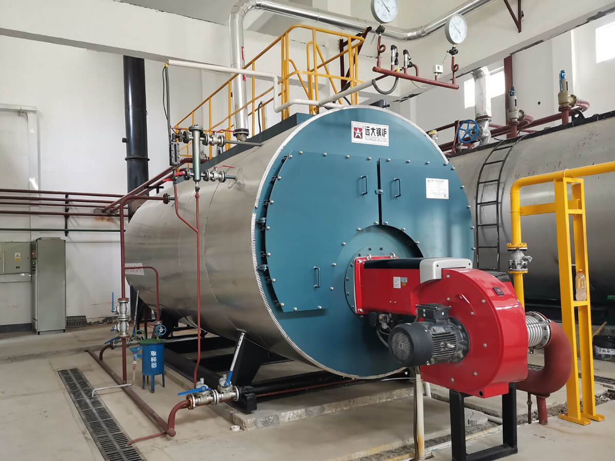 商洛醫(yī)院6噸燃氣蒸汽鍋爐現場